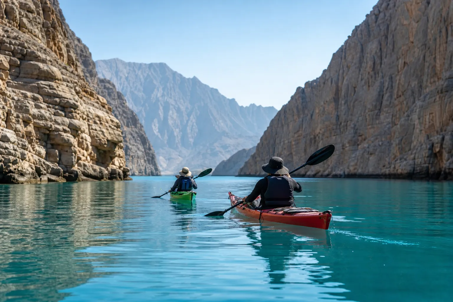 Kayaking in Musandam: Paddling the Khor Ash Sham Fjord