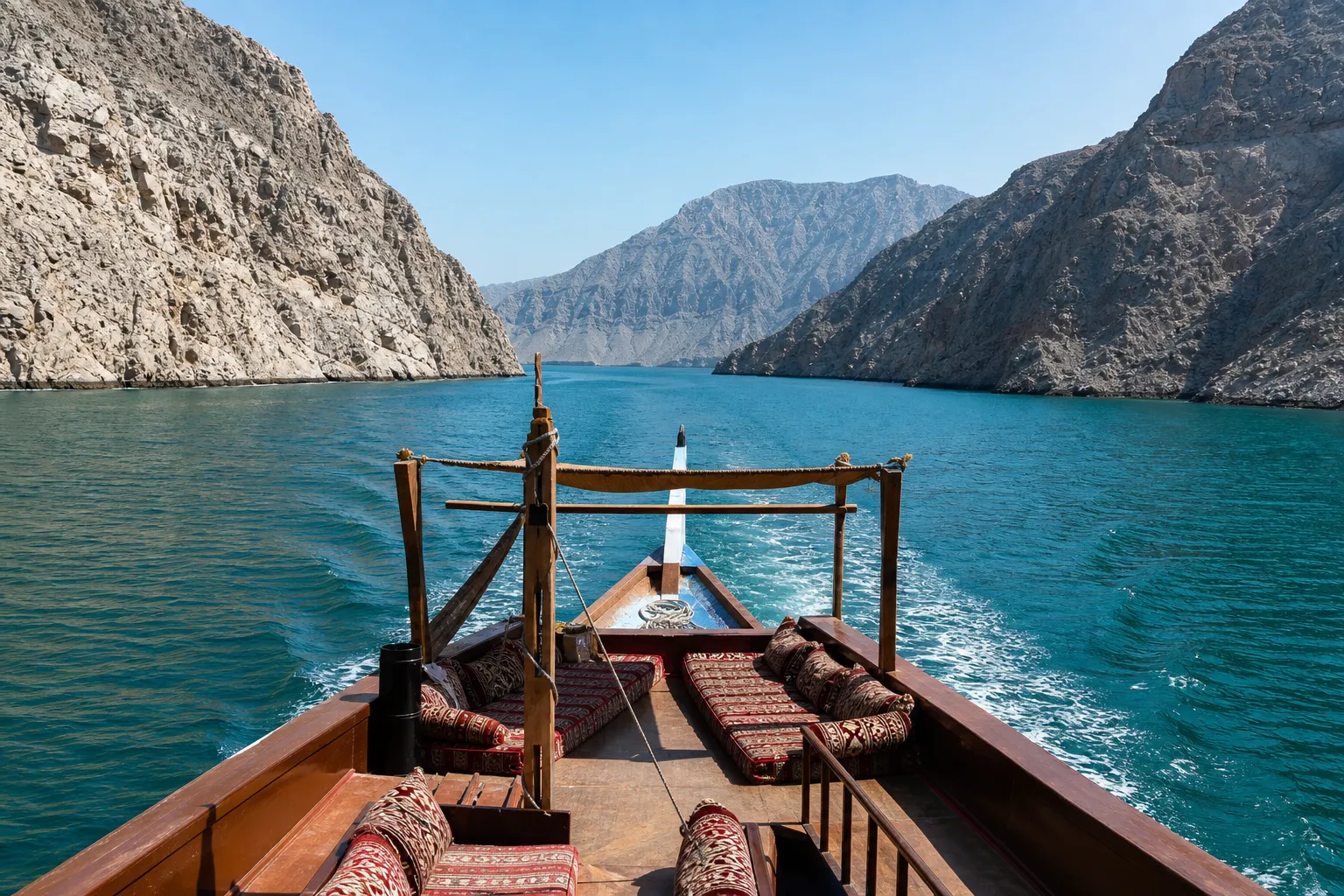 Cruise through fjords