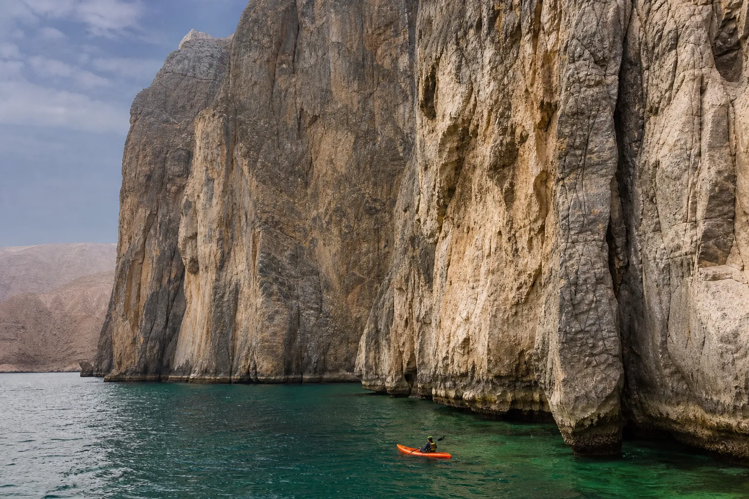 Dramatic cliffs