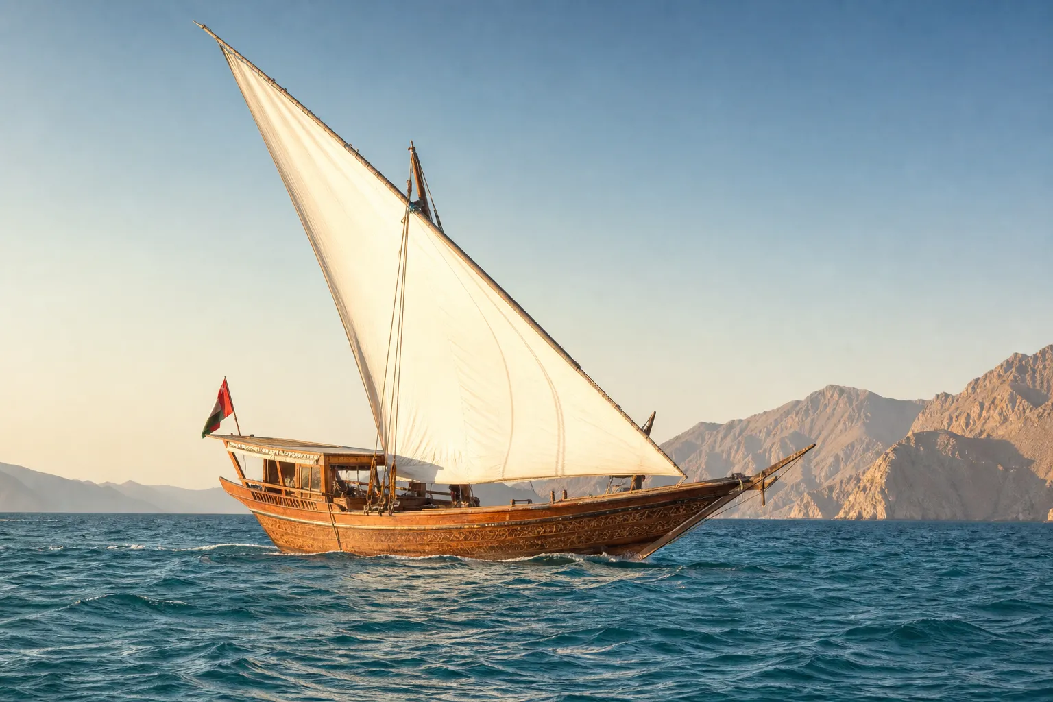 Traditional dhow boat