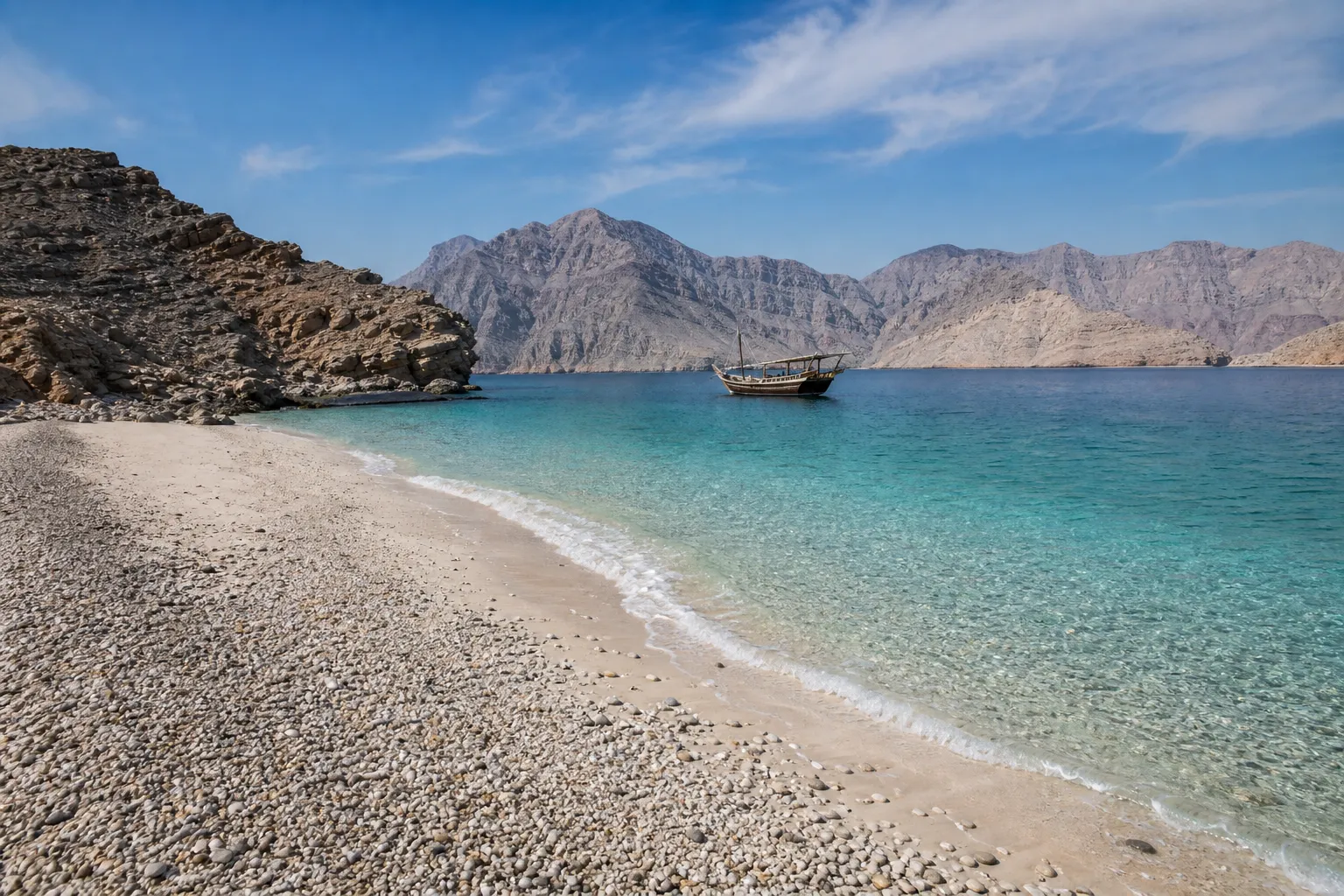 Pristine beach