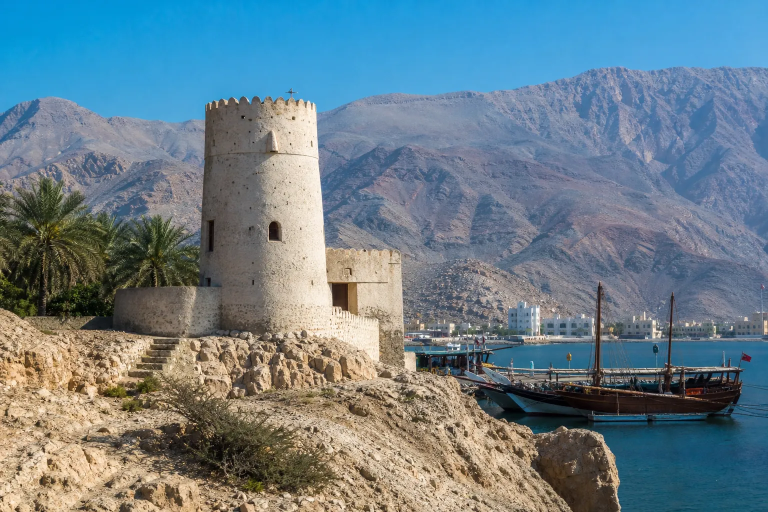 Khmazera Castle in Khasab Musandam