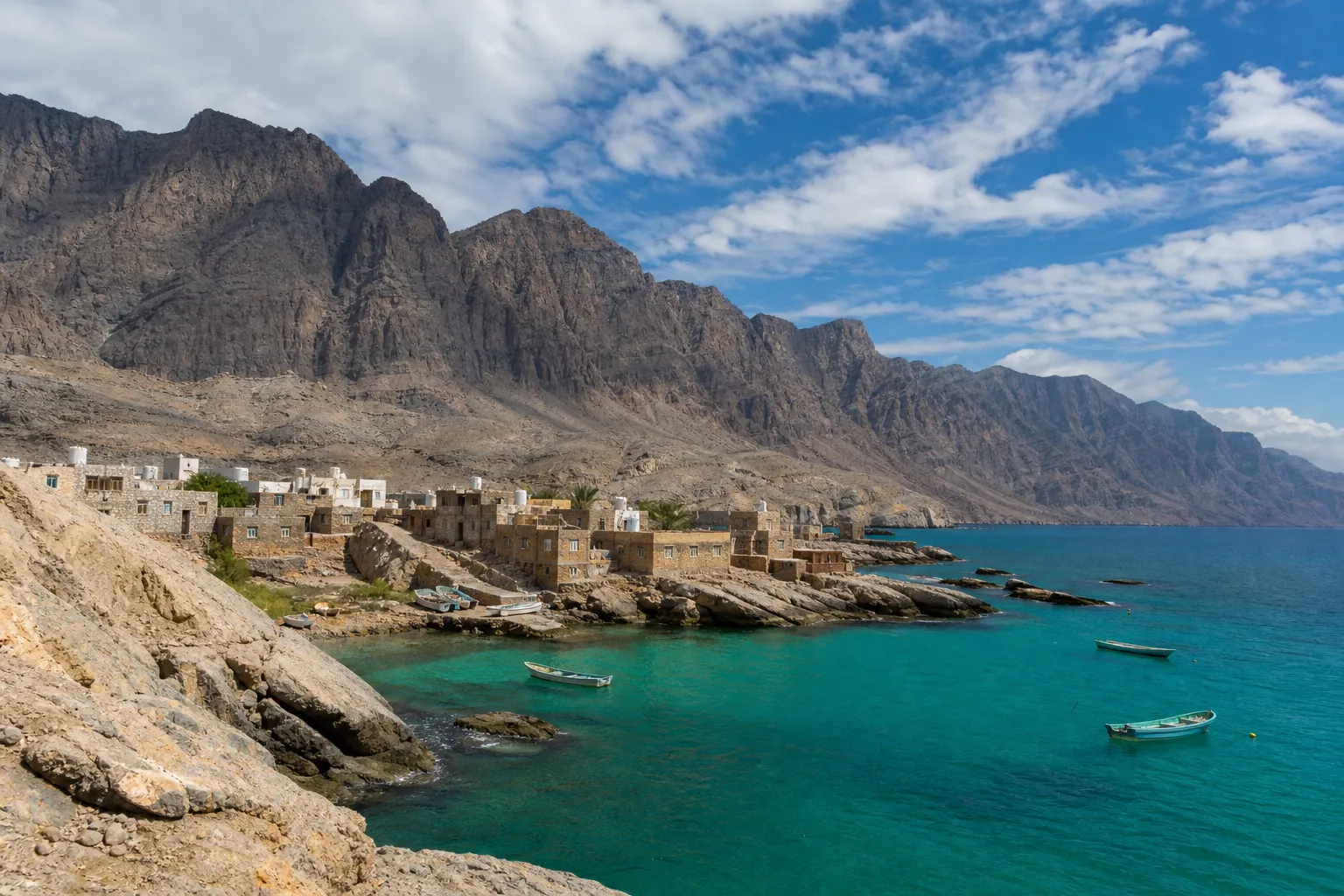 Lima Village & Lima Rock: Musandam's Wild West Coast