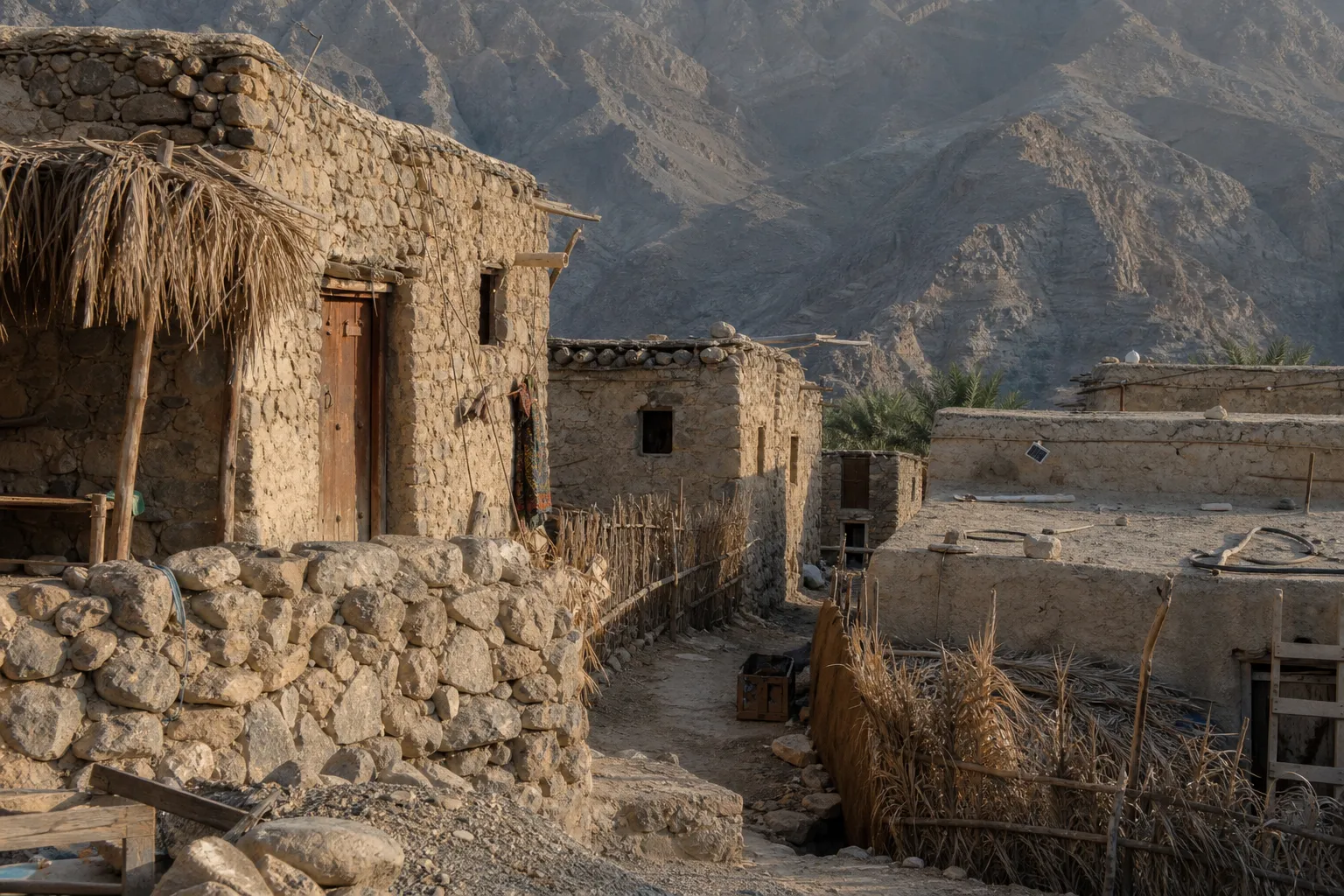 Traditional houses in Sham Village