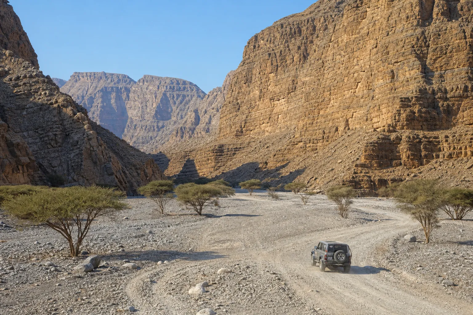 Wadi Bih: Driving Musandam's Grand Canyon