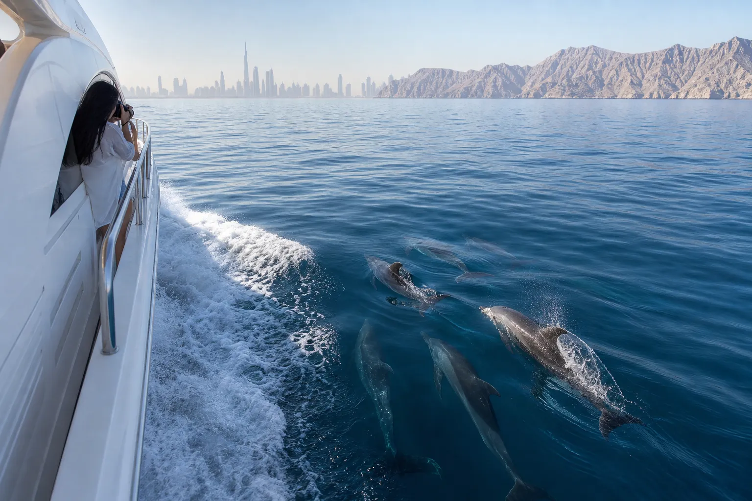 Dolphin Watching from Dubai