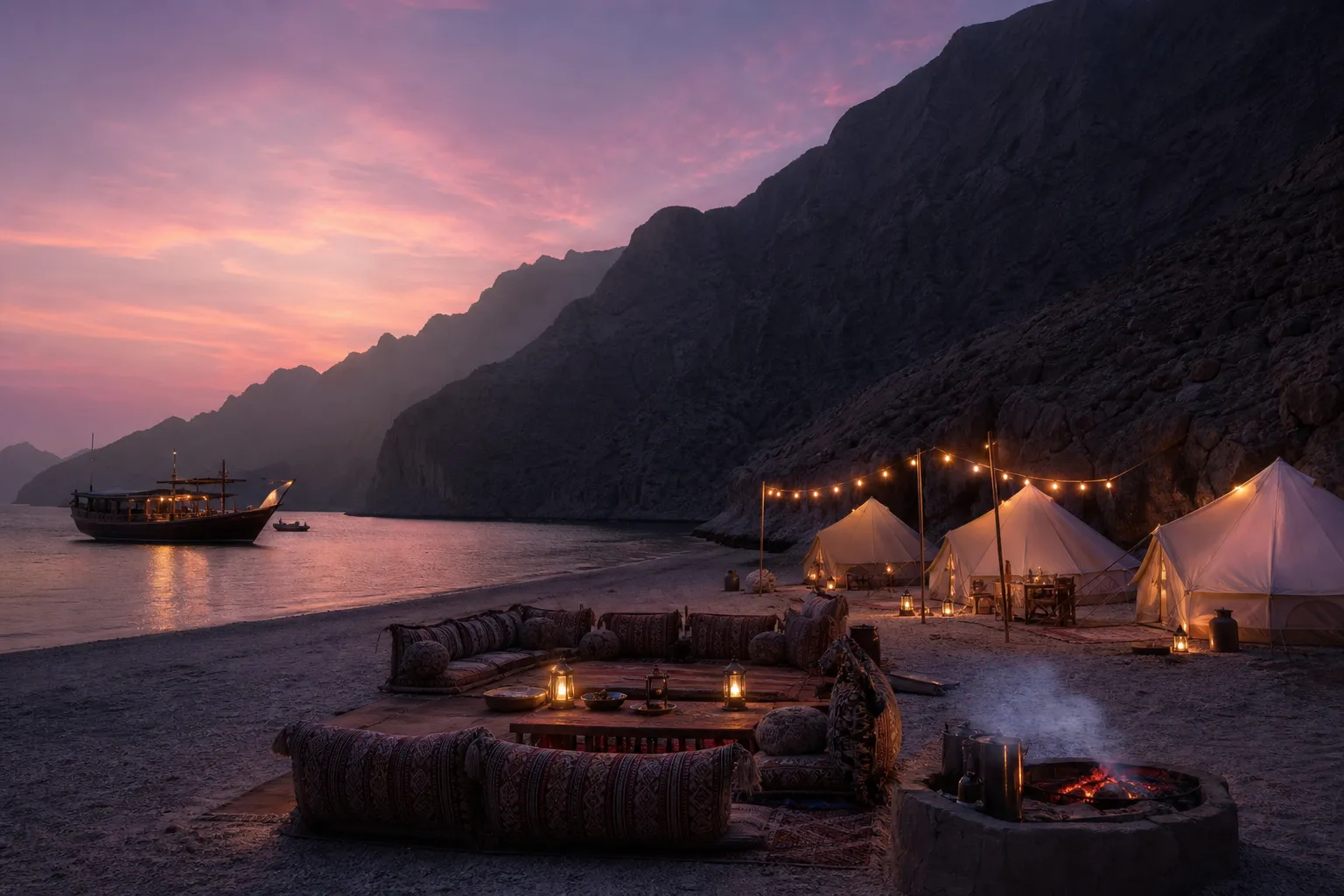 Musandam Beach Camping