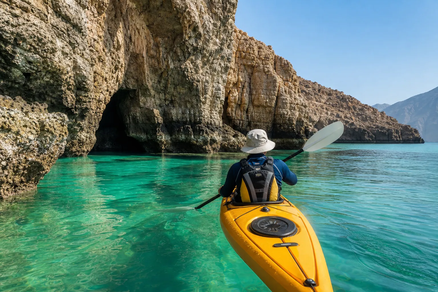 Kayaking in Musandam Fjords
